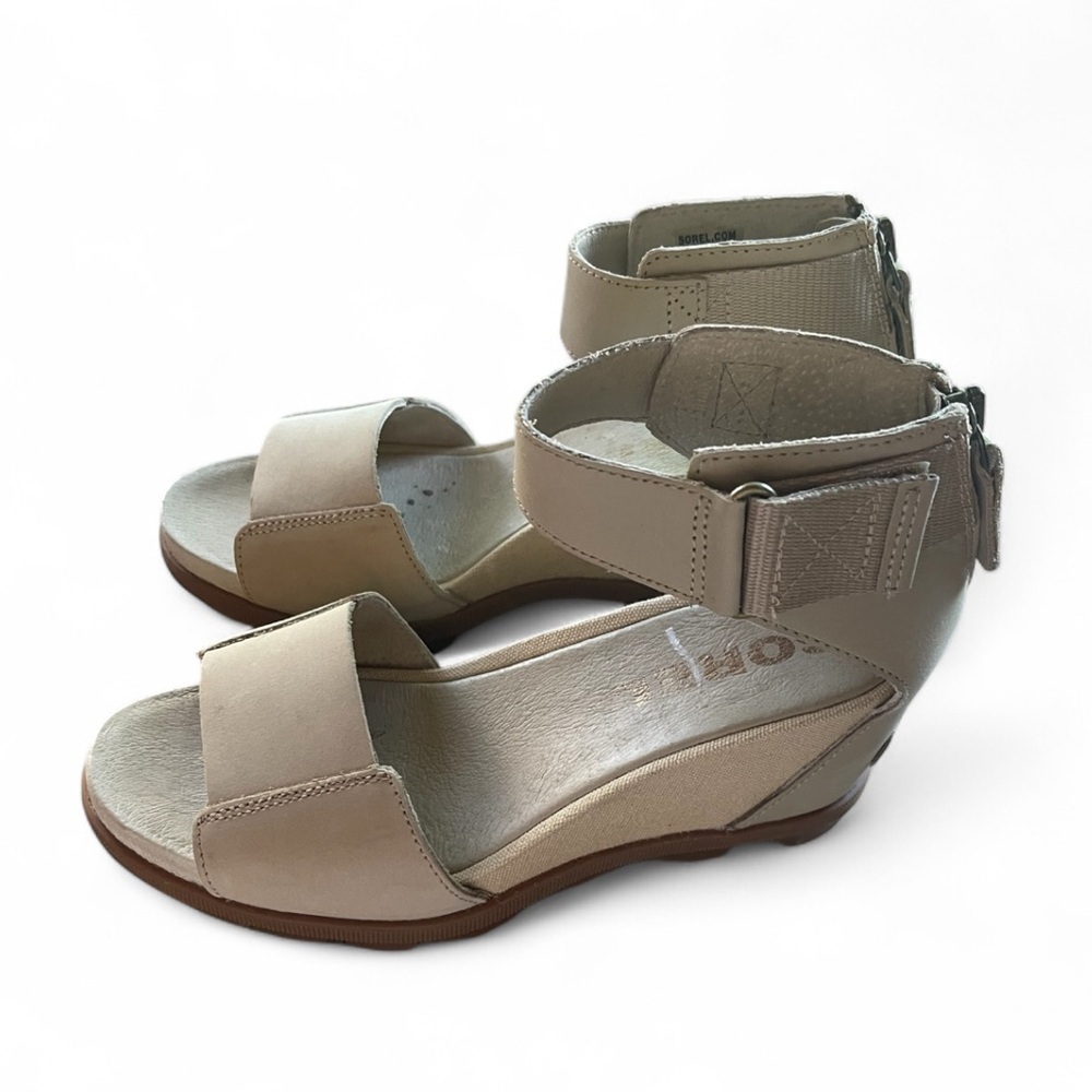 Sorel Joanie II Ankle Strap Wedge Sandals - Picture 3 of 6